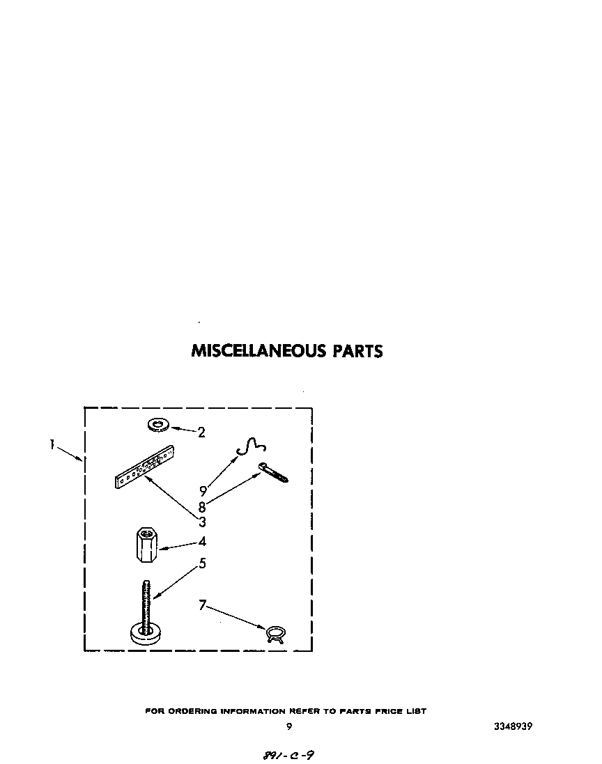 Whirlpool CA2751XSW4 miscellaneous diagram