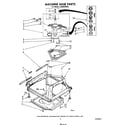 Whirlpool LA6800XSW0 machine base diagram