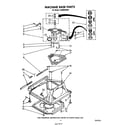Whirlpool LA5300XSW0 machine base diagram