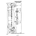 Whirlpool LA5300XSW0 gearcase diagram