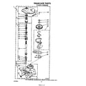 Whirlpool LA5580XSW0 gearcase diagram