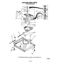 KitchenAid KAWE700TWH0 machine base diagram