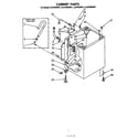 Whirlpool 3LA5700XMW1 cabinet diagram