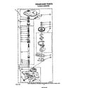 Whirlpool LA5550XPW4 gearcase diagram