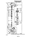 Whirlpool LA6400XPW6 gearcase diagram