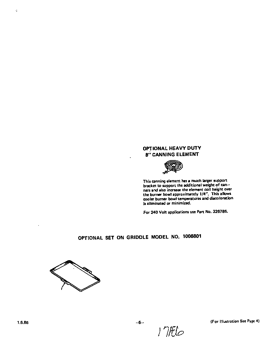 Roper 2276*0A ^heavy duty 8" canning element diagram