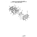 Roper 2276W0A oven door diagram
