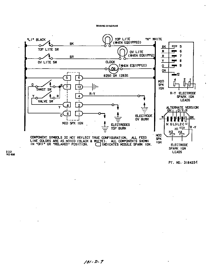 Roper 1444*0A wiring diagram diagram
