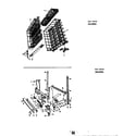 Roper 8586H30 rack assembly model 8566-h30 diagram