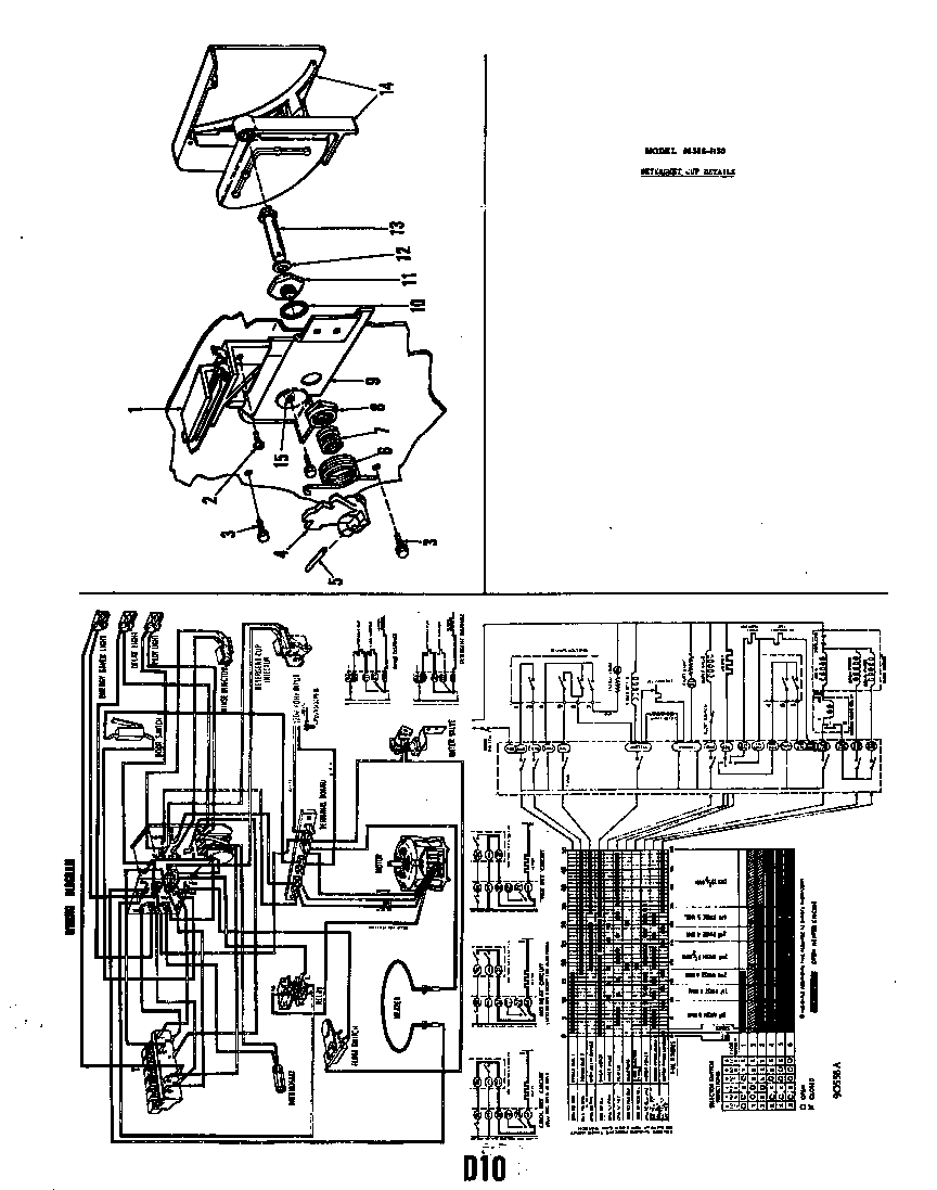 Roper 8508H30 detergent cup model 8586-h30 diagram