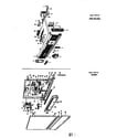 Roper 8586H30 control panel details model 8596-w30 diagram