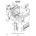Whirlpool SHU55042 door diagram