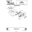 Whirlpool SHF3804W2 console diagram