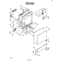 Whirlpool SHF3804W2 door diagram