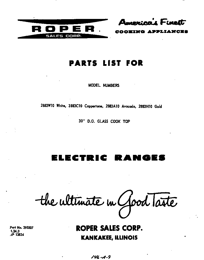 Roper 2883*10 cover page diagram