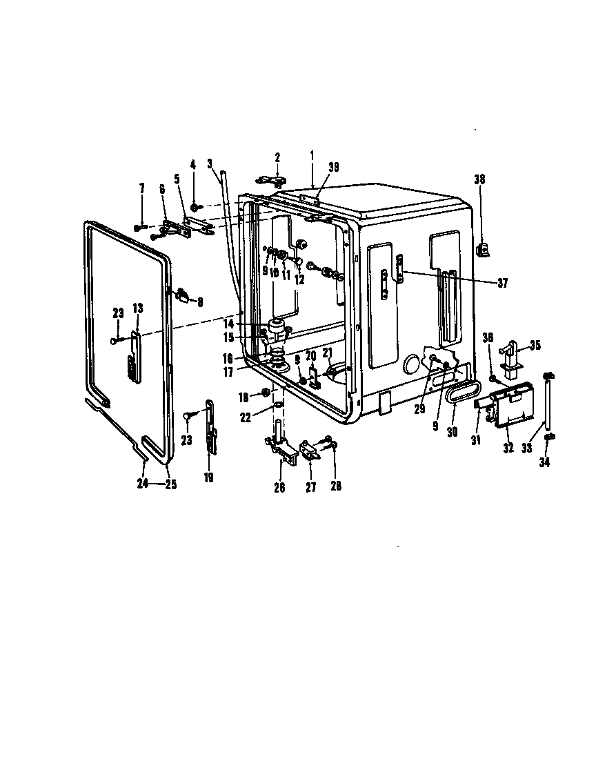 Roper 8585L10 ^tub diagram