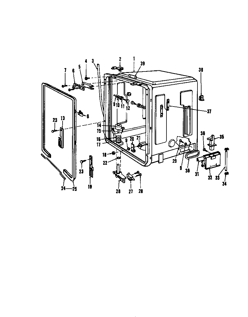 Roper 8585L10 ^tub diagram