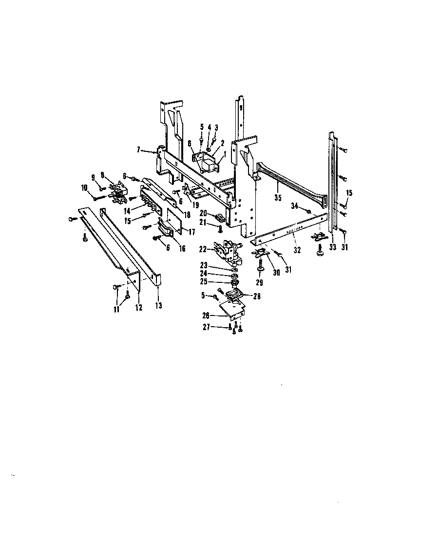 Roper 8585L10 ^frame diagram