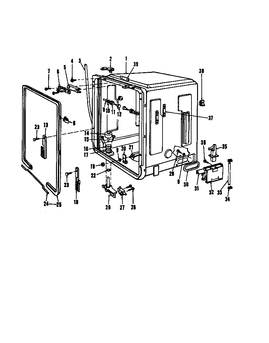 Roper 8585L10 ^tub diagram