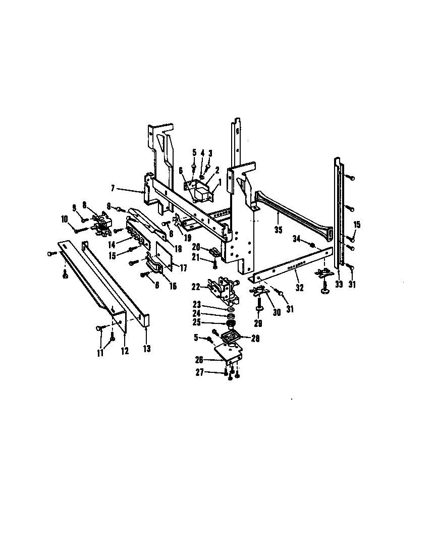 Roper 8585L10 ^frame diagram