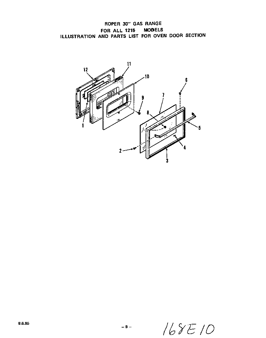 Roper 1235W0A null diagram