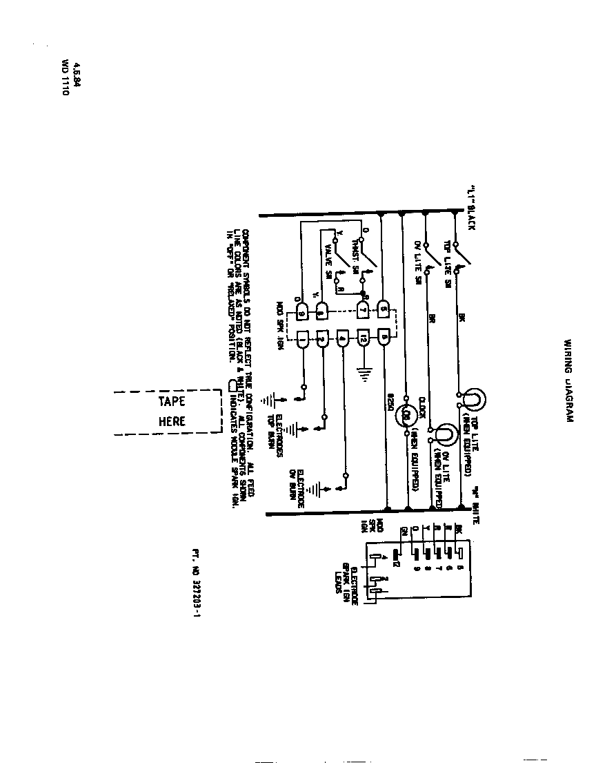 Roper 1445W0A wiring diagram diagram