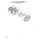 Roper 1885W0A oven door diagram