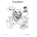 Roper 1395W0A oven body diagram