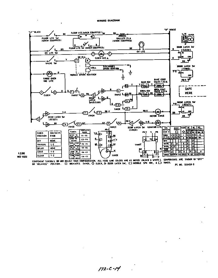 Roper 1355W1A wiring diagram diagram