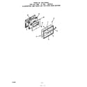 Roper 1435W1A oven door diagram