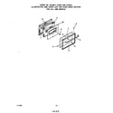 Roper 1835*0A oven door diagram