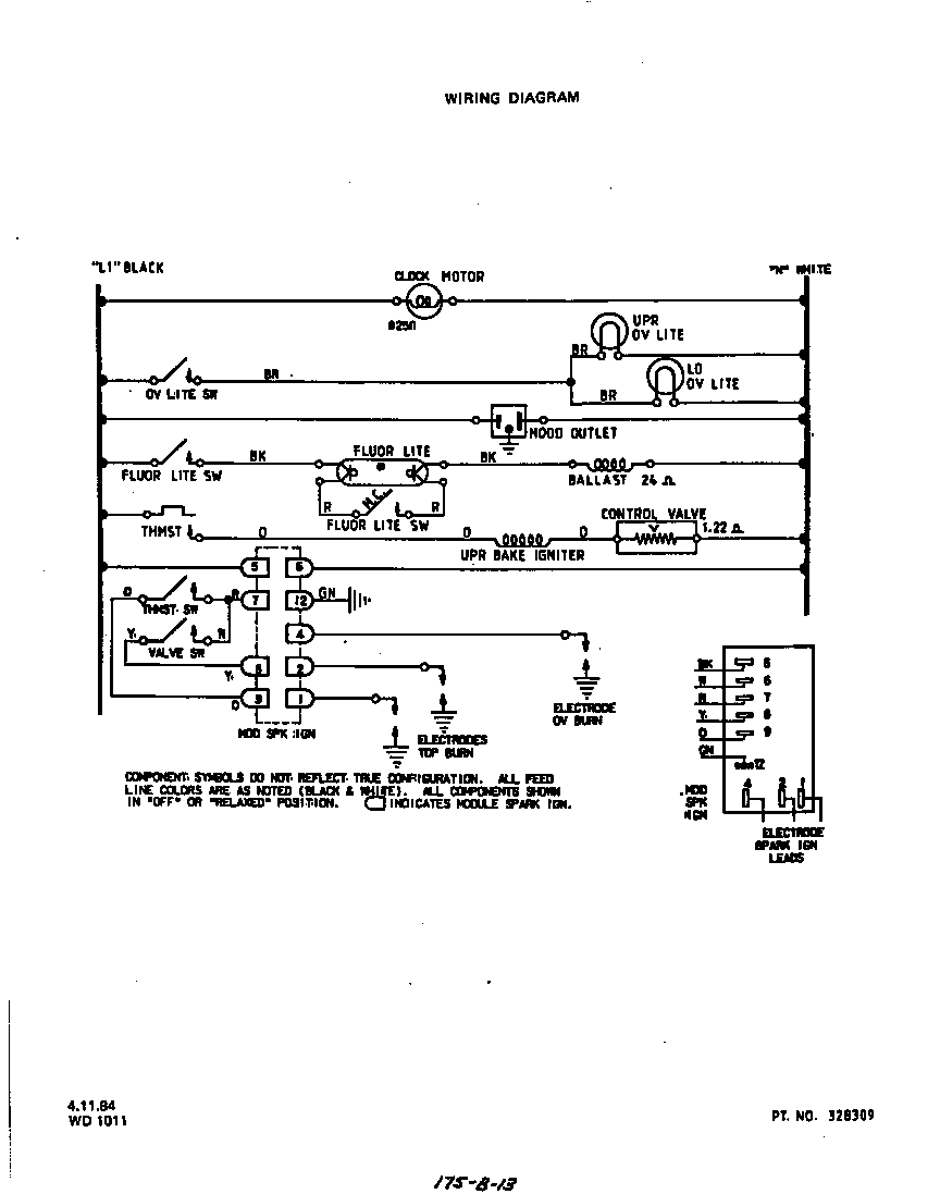 Roper 1835*2A wiring diagram diagram