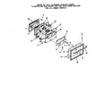 Roper 2384*3A oven door diagram