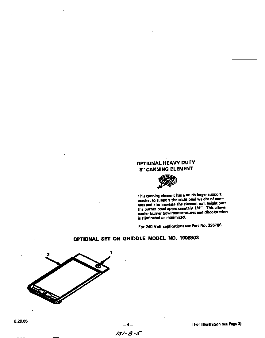 Roper 2364W1A ^canning element diagram