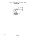 Roper 2095B1A oven door lock diagram