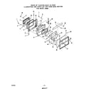 Roper 2095B1A oven door diagram