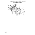 Roper 1353*3A oven door diagram