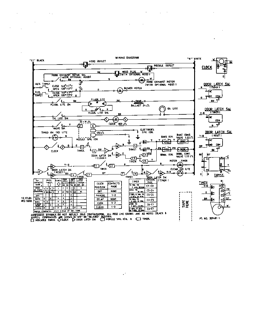 Roper 1765W0A wiring diagram diagram