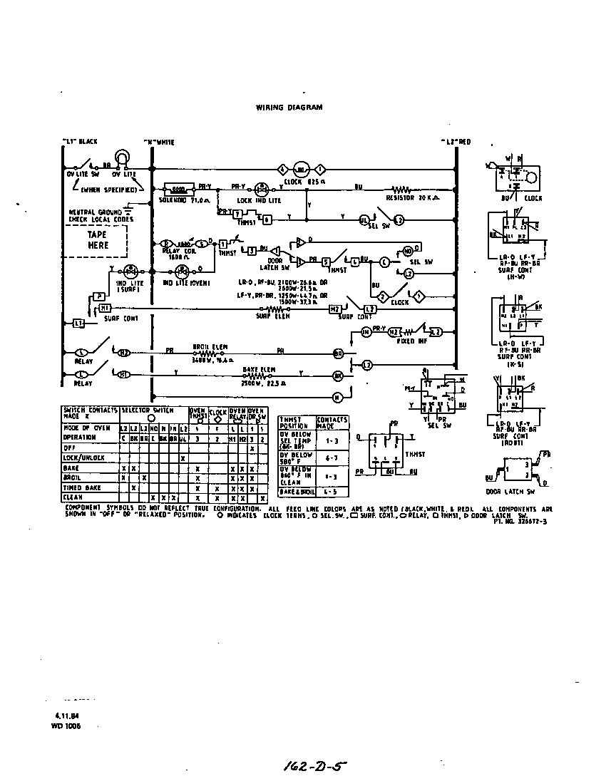 Roper 2275*0A wiring diagram diagram