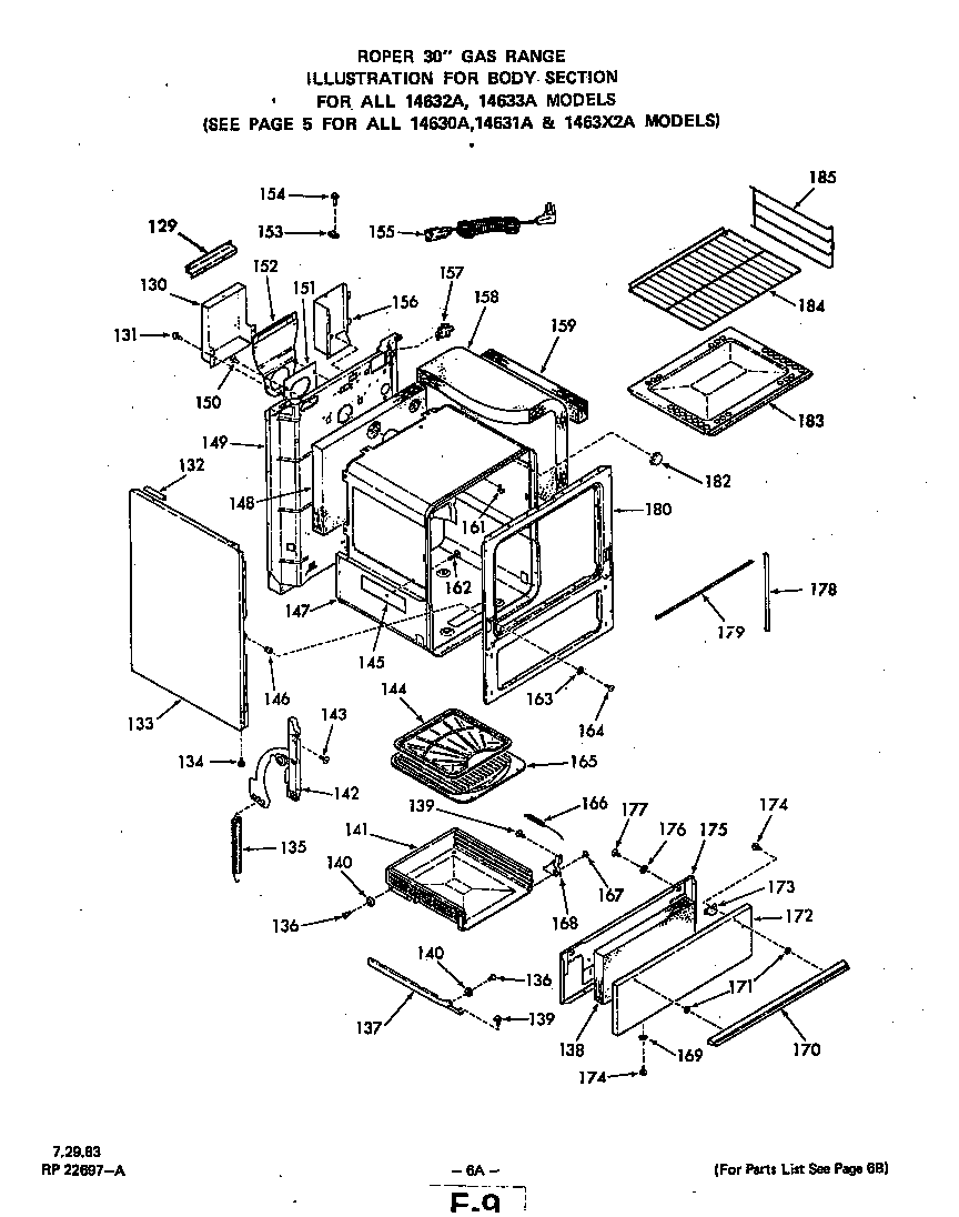 Roper 1463*3A null diagram