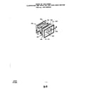 Roper 1313W0A oven door diagram