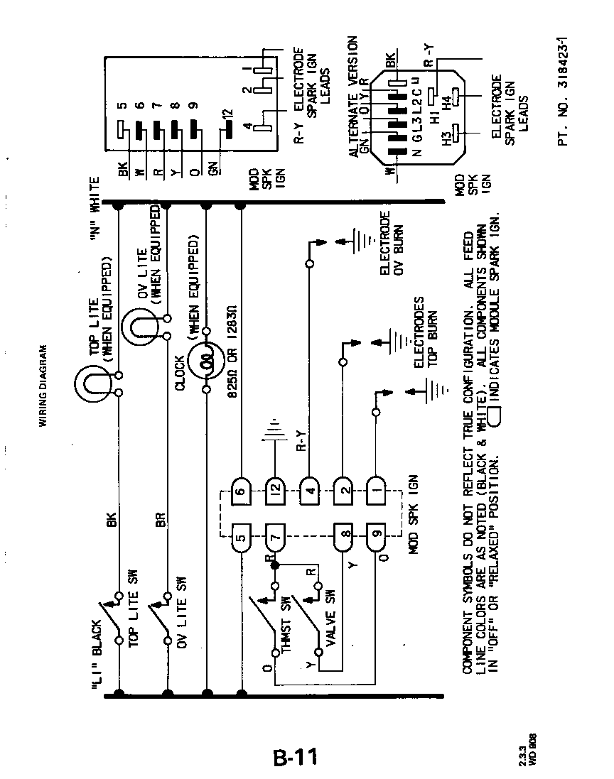 Roper 1313W0A wiring diagram diagram