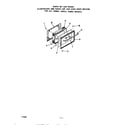 Roper 1433*1A oven door diagram