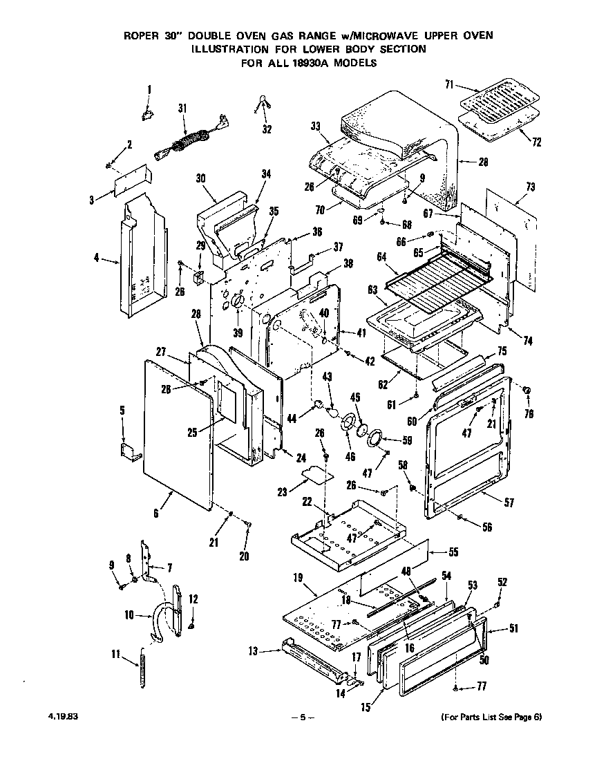 Roper 1893*0A lower body diagram