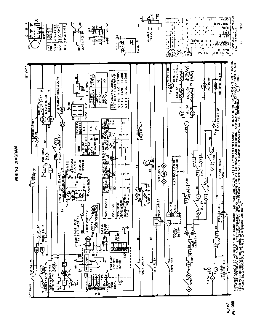 Roper 1893*0A wiring diagram diagram