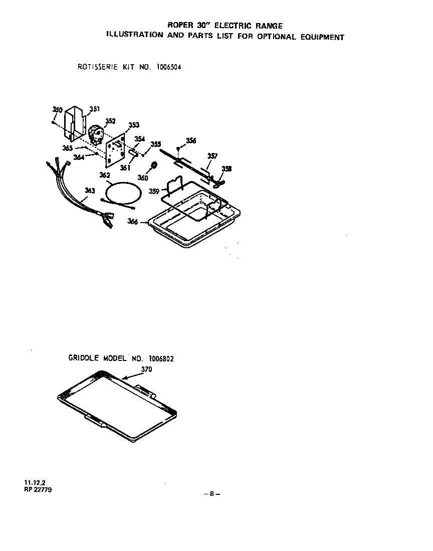 Roper 2233Z1A ^rotisserie diagram