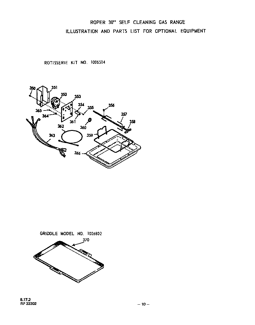 Roper 1353*0A ^rotisserie diagram