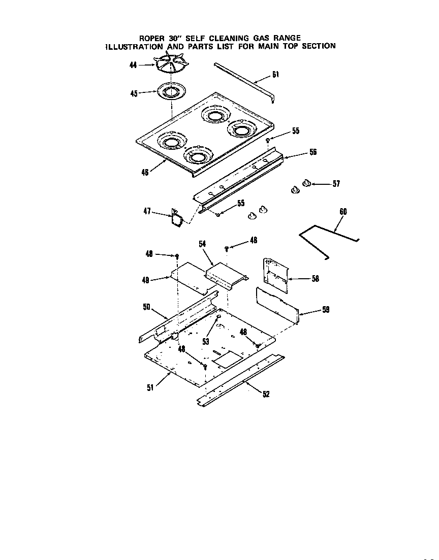 Roper 1393*0A main top diagram