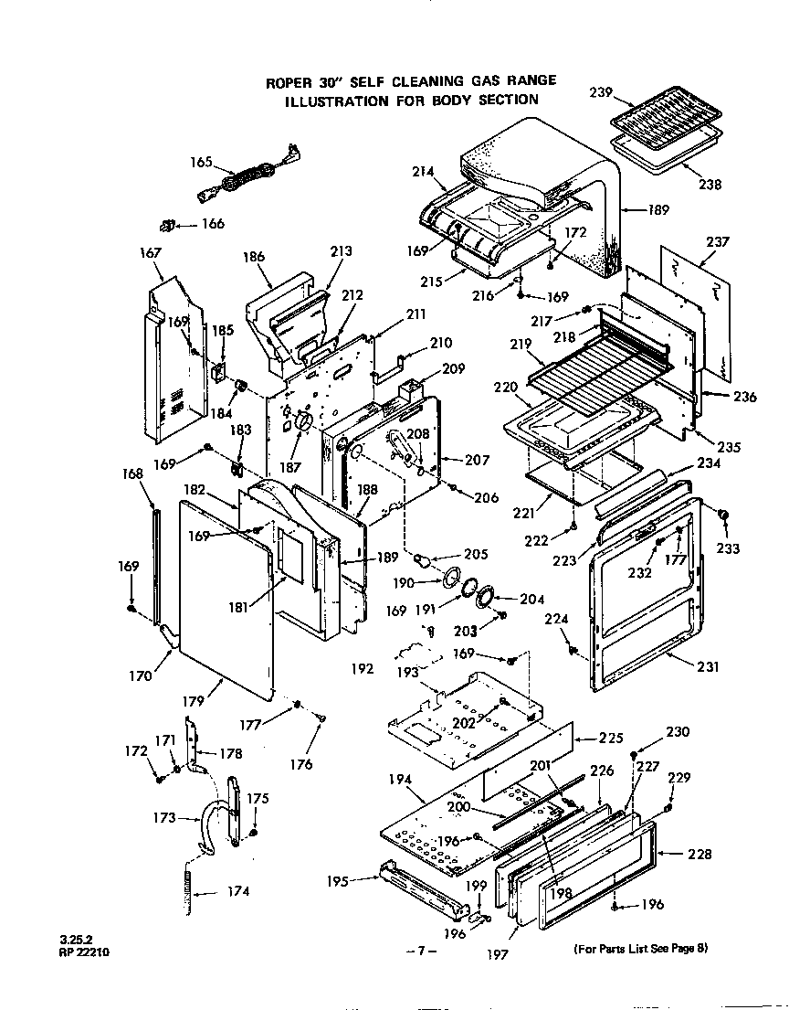 Roper 1393*0A body diagram
