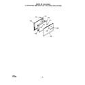 Roper 1423*0A oven door diagram
